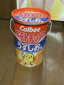 カルビーポテトチップスうすしお味バケツ缶