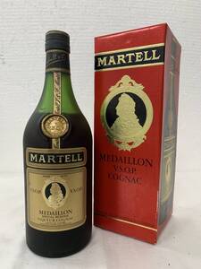 注目！【古酒　稀少コニャック】MARTELL マーテルVSOP メダイヨン　リキュールコニャック　700ml？　箱付　香港購入品