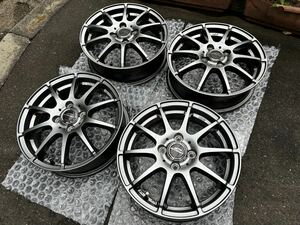 【美品】SCHNEDER 15インチ アルミホイール 4本セット軽自動車に！