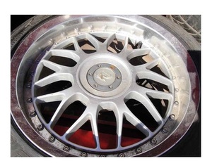 c2A【棚3011032有】タイヤ 245/45R17-95H アルミホイール 4本セット