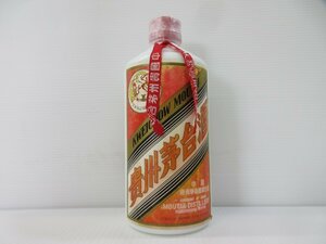 貴州茅台酒 マオタイ酒 天女 陶器 KWEICHOW MOUTAI 500ml/884g 53% 中国酒 未開栓 古酒 1円スタート ※漏れる可能性有 パラフィン巻/B36426