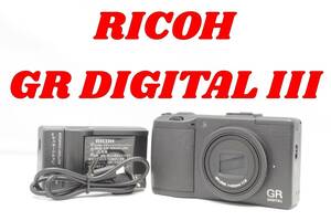 美品！RICOH GR DIGITAL Ⅲ 6.0mm 1:1.9　高級コンデジ　デジカメ　動作確認済み