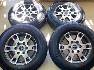 TRD TF7A◆トヨタ 200系ハイエース◆15インチ 6J +35 6/139.7◆ダンロップ SP175N 195/80R15◆車検用 グレードアップに!!