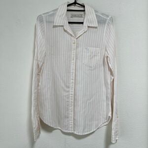 お値下げ！ 送料込 ！Abercrombie & Fitch ストライプシャツ　XS 美品