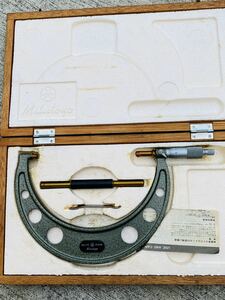 Mitutoyo ミツトヨ外側マイクロメーター 測定範囲150～175 0.01mm ケース付 測定 測定器 