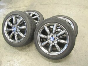 ◎【個人宅配送不可】[B82] MINILITE ミニライト 17×7.0J+48 100-4H【保護タイヤ】205/50R17 93V 4本セット