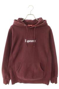 シュプリーム SUPREME 11AW Box Logo Pullover サイズ:M ボックスロゴプルオーバーパーカー 中古 OM10