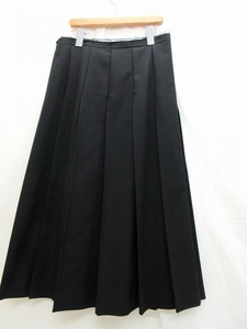 YOHJI YAMAMOTO+NOIR ヨウジヤマモト プリュスノアール プリーツデザインスカート 裙子　Skirt 2 NJ-S16-102 100%WOOL MADE IN JAPAN