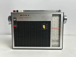 1967 42製 SONY SOLID STATE 11 TMF-110F 3バンド トランジスタラジオ レトロ ビンテージ ソニー 