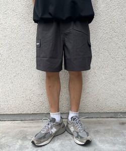 「BROKEN BASE」 カーゴパンツ MEDIUM チャコールグレー メンズ