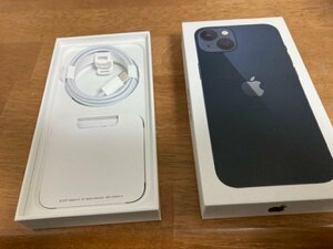 【アイフォン13　箱】【美品】　充電ケーブル付き