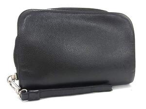 1円 LOUIS VUITTON ルイヴィトン M30182 タイガ バイカル セカンドバッグ クラッチバッグ アルドワーズ ブラック系 FB8696