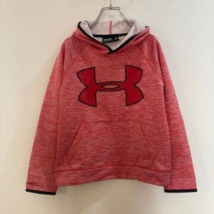 UNDER ARMOUR/アンダーアーマー プルオーバーパーカー サッカー オレンジ レッド キッズ YMD