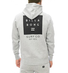 【SALE】★送料無料★2024秋冬 新品【BILLABONG/ビラボン】LOGO SET UP パーカー GRH メンズXL BE012013