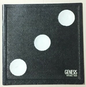 GENESIS ツアー・パンフレット 『INVISIBLE TOUR Live In JAPAN 1987』