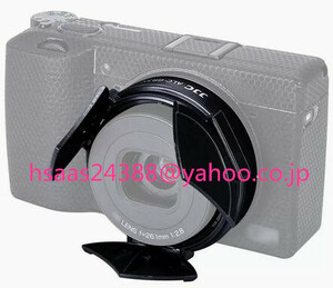 【GRIIIx 専用】JJC オートレンズキャップ Ricoh GRIIIx GR3x GR IIIx 対応 自動開閉レンズキャップ レンズ保護 防塵 耐スクラッチ 