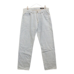 rag & bone ラグアンドボーン CROPPED JEAN レザーパッチ付き ボタンフライ コットン デニムパンツ インディゴ F9-M294704YU