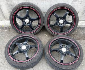 16インチ【タイヤ付き】4本セット☆165/45R16☆軽自動車　タント　ムーヴ　ワゴンR ライフ NBOX　ミラ　エブリイワゴン アルト コペン等々