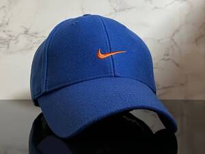 【未使用品】191QA クール★NIKE ナイキ スウッシュロゴ キャップ 帽子 CAP 限定1個！ クールなブルーの伸縮素材♪《FREEサイズ》