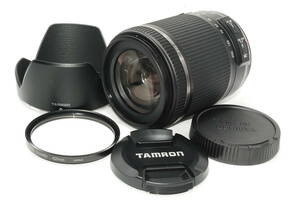 ★外観美品★TAMRON タムロン18-200mm F3.5-6.3 Di II VC キャノン用 【レンズフィルター付】y1169　