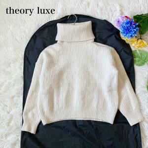 セオリーリュクス theory luxe 長袖セーター　ニット レディース タートルネック BODY;BEREN　カシミヤ　カシミア　サイズ38