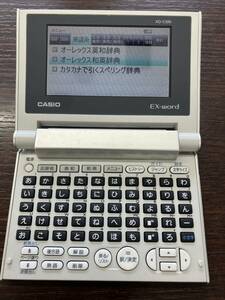 #15403 CASIO カシオ EX-word XD-C500 電子辞書 通電確認