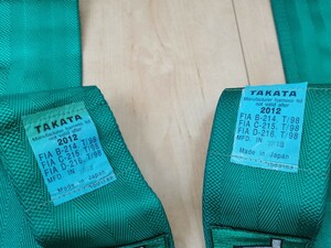 TAKATA タカタ 4点式シートベルト レーシングハーネス