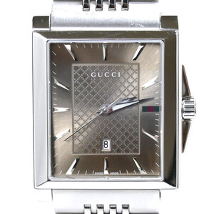 GUCCI グッチ レクタングル 腕時計 電池式 YA138402 メンズ 中古