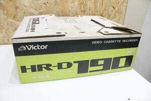 TH05171　Victor　HR-D190　ビデオデッキカセットレコーダー　未使用品　保管品