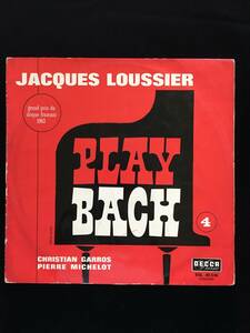 プレイ バッハの名盤　PLAY BACH 4 / Jacques Loussier DECCA盤