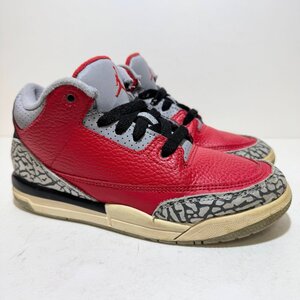 21cm AIR JORDAN 3 RETRO SE PS FIRE RED CQ0487-600 エア ジョーダン 3 レトロ SE PS ファイヤーレッド メンズ スニーカー XM H1001062