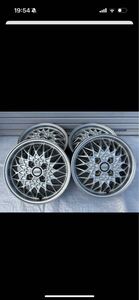 希少！BBS VW 純正OP ゴルフ2 フォルクスワーゲン　15×6j +38 100-4H 4本セット135TR365