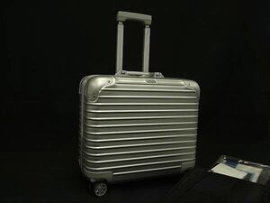 1円■美品■ RIMOWA リモワ トパーズ アルミニウム ダイヤルロック式 4輪 キャリーバッグ スーツケース トラベルバッグ シルバー系 FI5540