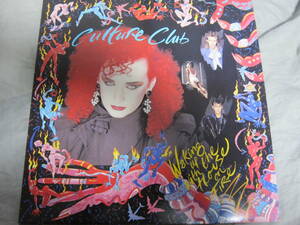 UK盤LP CULTURE CLUB　WAKING UP WITH THE HOUSE ON FIRE　英国盤オリジナルLP