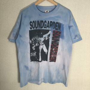 当時もの 1992 Soundgarden Lollapalooza パーキングロットもの ヴィンテージ Tシャツ Fruit of the Loom製 サイズL 80s 90s ロック 