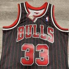 新品 Mitchell&Ness BULLS 33 PIPPEN Jersey