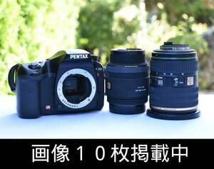 PENTAX K20D-W ペンタックス デジタル一眼レフカメラ レンズ smc PENTAX-DA 16-50mm SIGMA MACRO 50mm 画像10枚掲載中