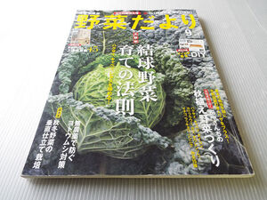 野菜だより 2017年9月 大解明　ハクサイ、キャベツ、レタスを極める！ 結球野菜育ての法則