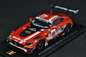 SPARK 1/43 Mercedes - AMG GT3 Akka ASP 2nd 24H of SPA 2016 SB122 スパーク メルセデス スパ24時間 絶版 希少 美品