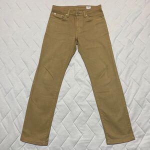 11C EDWIN エドウィン ED32 ストレッチ 28 MADE IN JAPAN 日本製 ベージュ デニム ジーンズ ジーパン パンツ 格安 