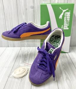 PUMA MADRID LONDON 374567-02 プーマ スニーカー 26.5cm US8.5 UK7.5 パープル × オレンジ