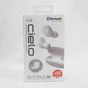 ● ワイヤレスイヤホン Cielo TA-CI01 CWH 未使用品！