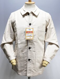 Le Sans Pareil (ルサンパレイユ) Cotton Moleskin Traditional Coverall / モールスキン カバーオール 未使用品 アイボリー size 38