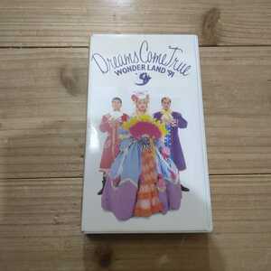 VHS DreamsComeTrue WONDER LAND ’91 ドリームズカムトゥルー　中古品