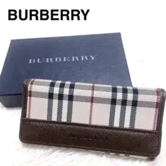 【極美品】Burberry バーバリー　キーケース　ノバチェック