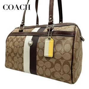 極美品　COACH コーチ　s52 ヘリテージ　F14478 ボストンバッグ