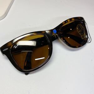 【新品未使用】 Ray-Ban レイバン　サングラス　FOLDING WAYFARER ウェイファーラー　RB4105 710 52□22 3N 折りたたみ　rb080907