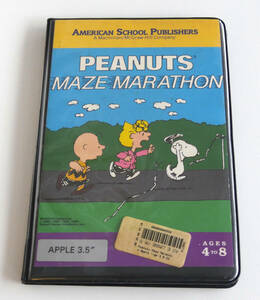 Apple IIgs Peanuts Maze Marathon スヌーピー　中古品