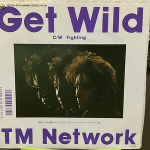 TM NETWORK Get Wild 中古品レコード