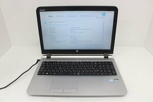 現状 ProBook 450 G3 第6世代 Core i3 6100U /4GB/15.6インチ/Wi-Fi/USB3.0/HDMI端子/Win8モデル☆